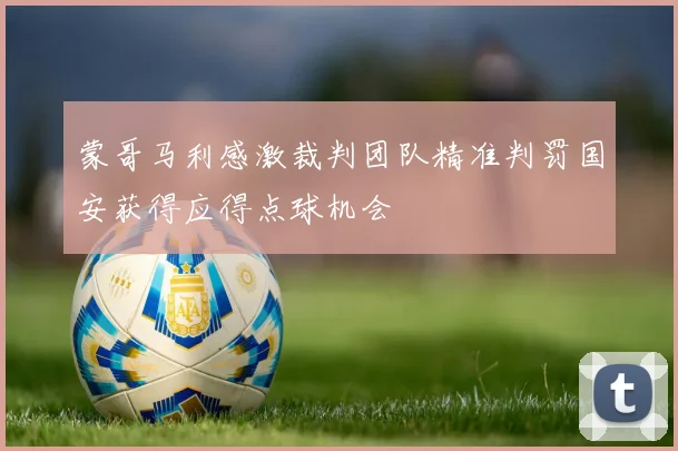 蒙哥马利感激裁判团队精准判罚国安获得应得点球机会